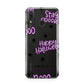 Purple Halloween Catchphrases Huawei Nova 3 Phone Case