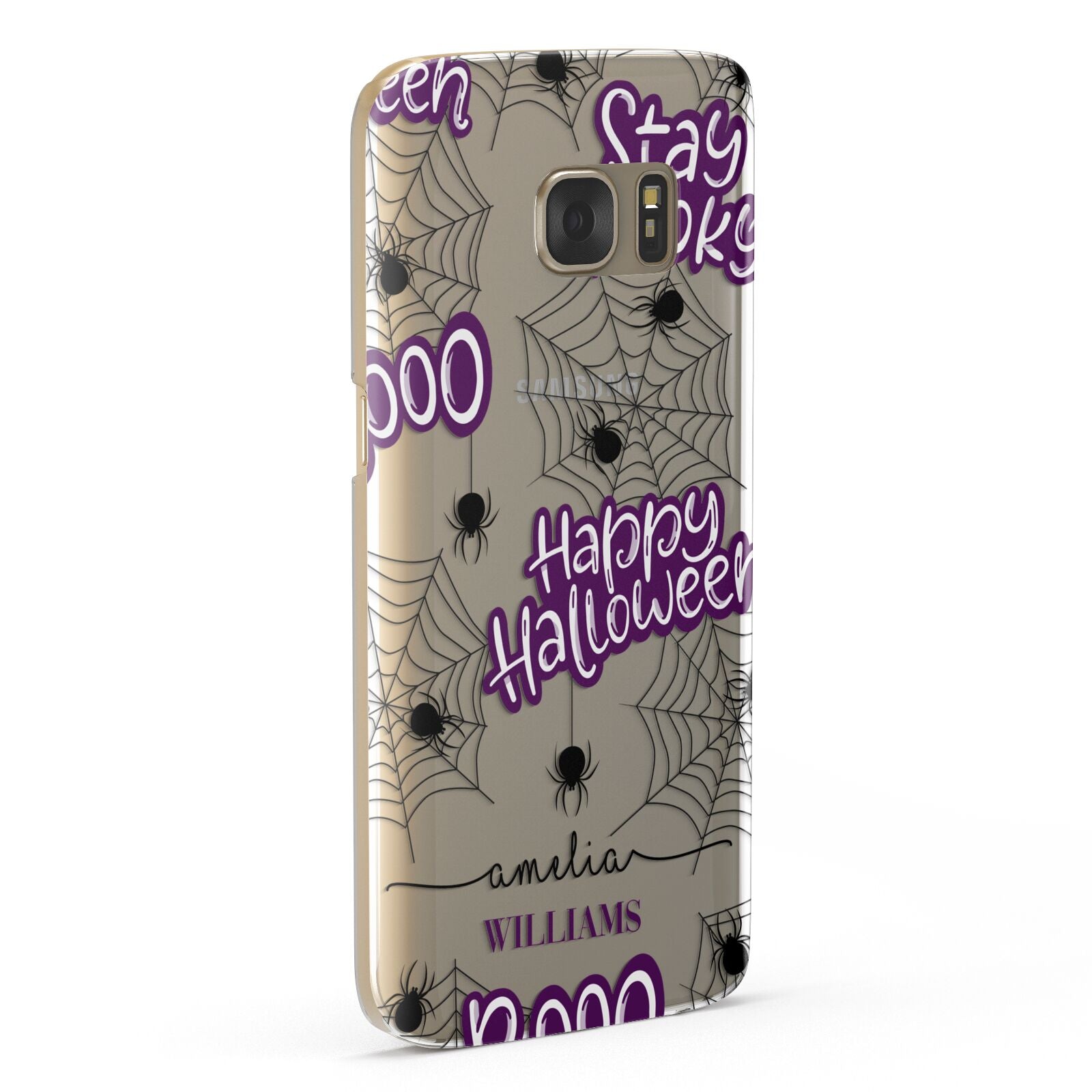 Purple Halloween Catchphrases Samsung Galaxy Case Fourty Five Degrees