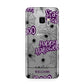 Purple Halloween Catchphrases Samsung Galaxy S9 Case