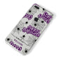 Purple Halloween Catchphrases iPhone 8 Plus Bumper Case on Silver iPhone Alternative Image