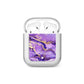 Purple Marble AirPods Case