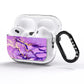 Purple Marble AirPods Pro Glitter Case Side Image