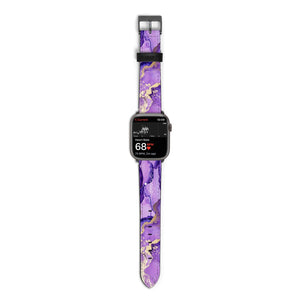 Purple Marble Watch Strap