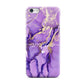Purple Marble Apple iPhone 5c Case