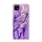 Purple Marble Huawei Enjoy 20 Phone Case