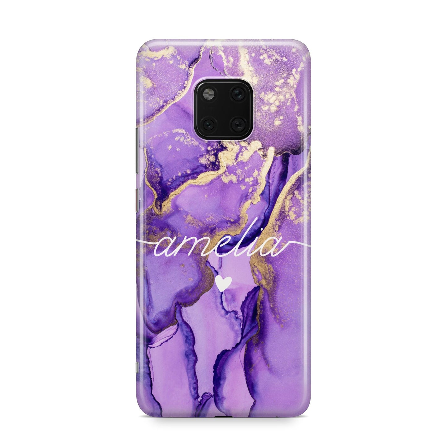 Purple Marble Huawei Mate 20 Pro Phone Case