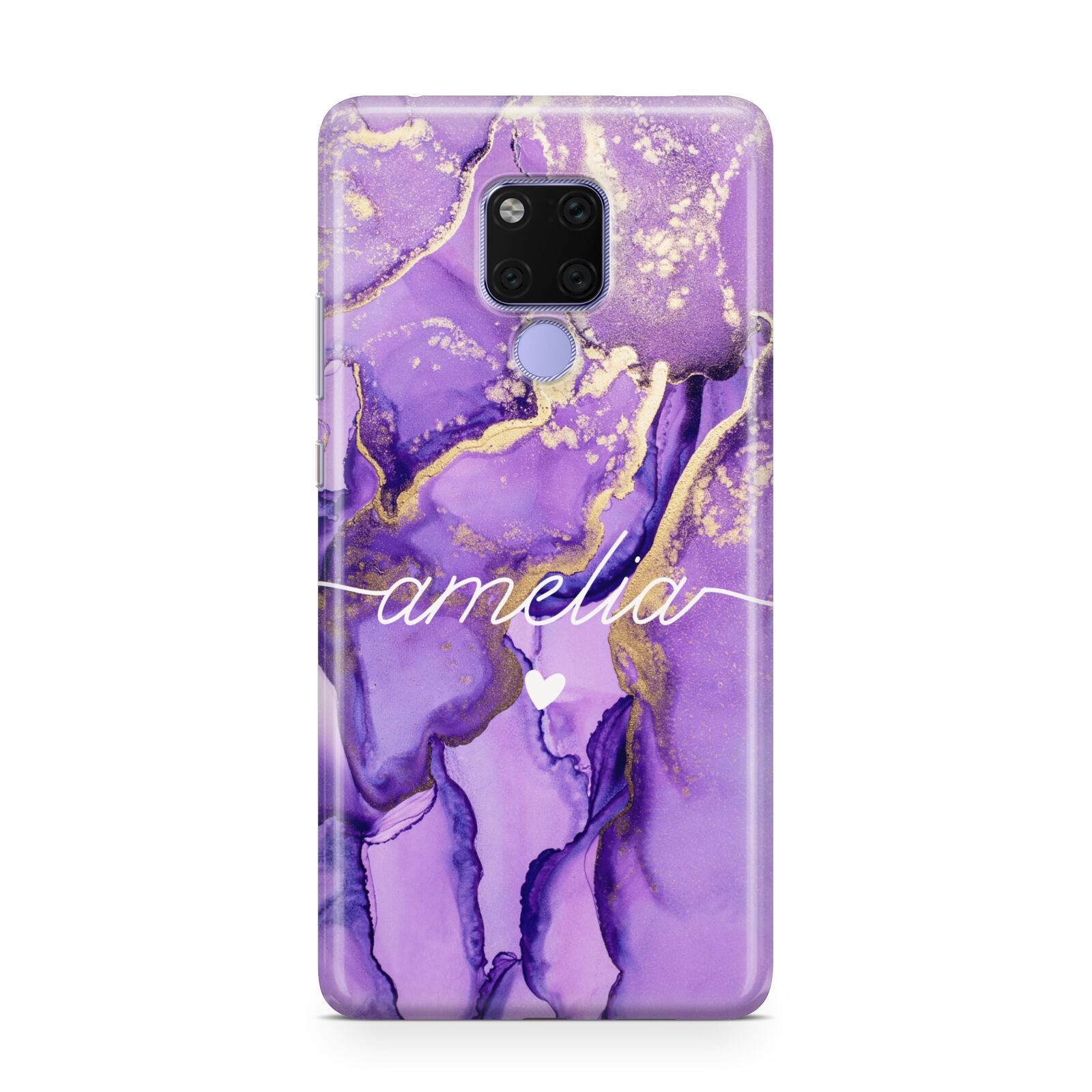 Purple Marble Huawei Mate 20X Phone Case
