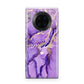 Purple Marble Huawei Mate 30 Pro Phone Case