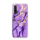 Purple Marble Huawei Nova 6 Phone Case