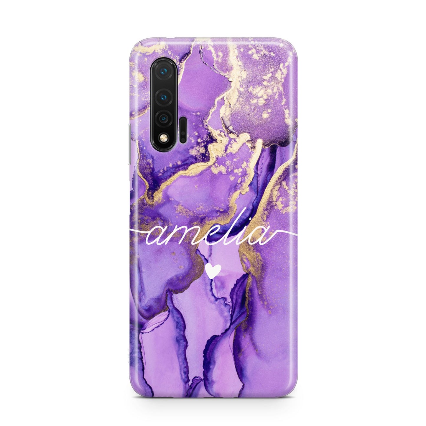 Purple Marble Huawei Nova 6 Phone Case