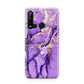 Purple Marble Huawei P20 Lite 5G Phone Case