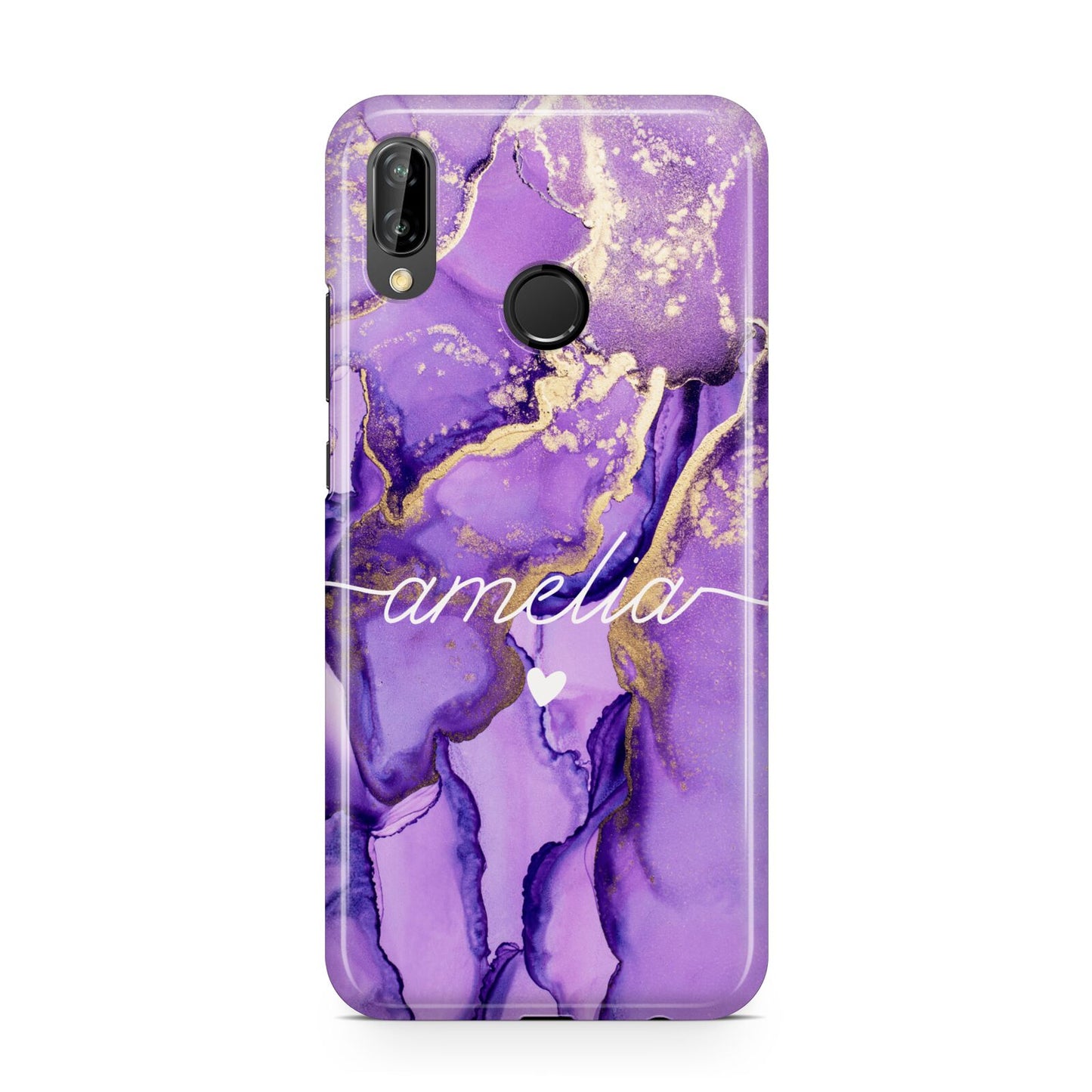 Purple Marble Huawei P20 Lite Phone Case