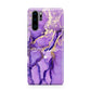 Purple Marble Huawei P30 Pro Phone Case