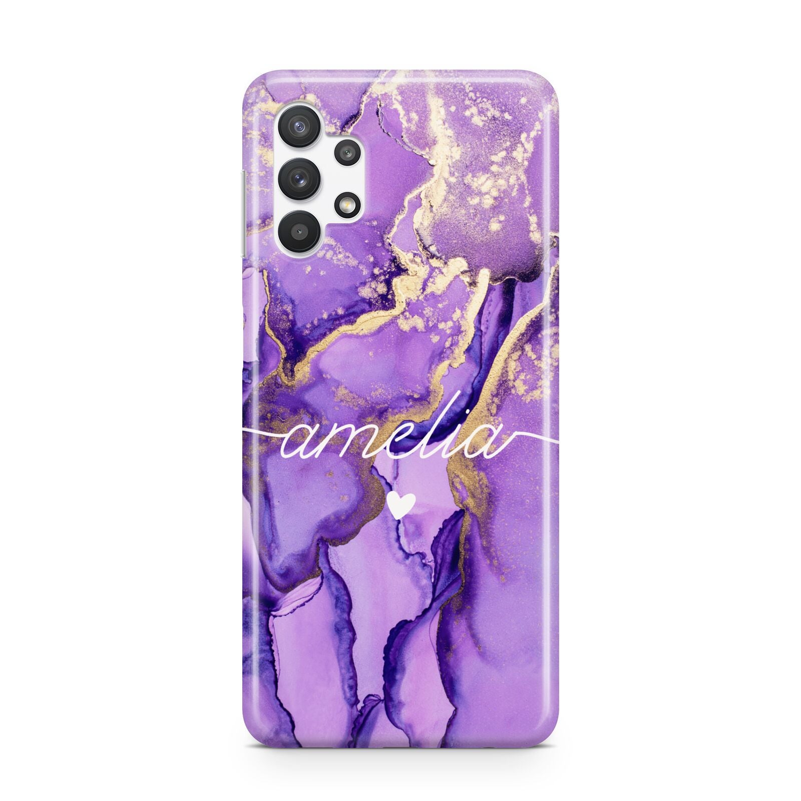 Purple Marble Samsung A32 5G Case