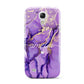 Purple Marble Samsung Galaxy S4 Mini Case