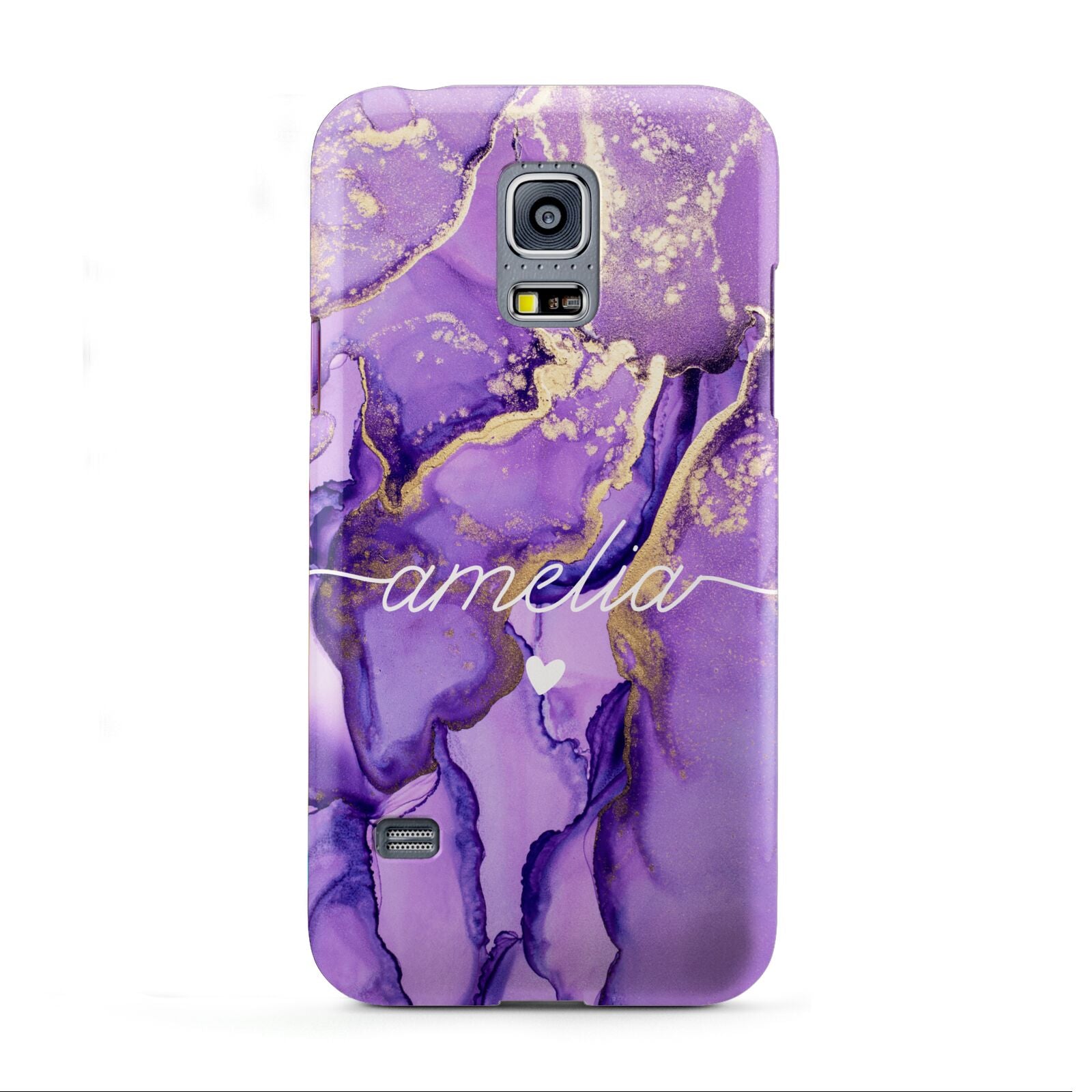 Purple Marble Samsung Galaxy S5 Mini Case