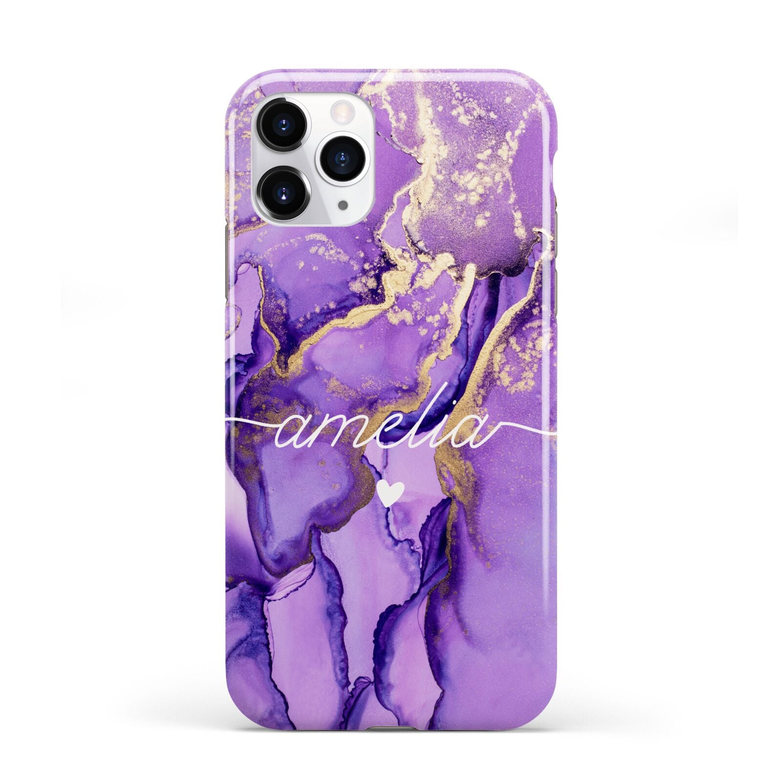 Purple Marble iPhone 11 Pro 3D Tough Case