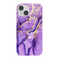 Purple Marble iPhone 13 Mini Full Wrap 3D Snap Case