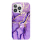 Purple Marble iPhone 13 Pro Full Wrap 3D Snap Case