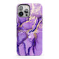Purple Marble iPhone 13 Pro Max Full Wrap 3D Tough Case