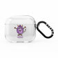 Purple Monster Custom AirPods Clear Case 3rd Gen