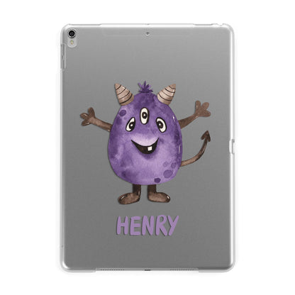 Purple Monster Custom Apple iPad Silver Case