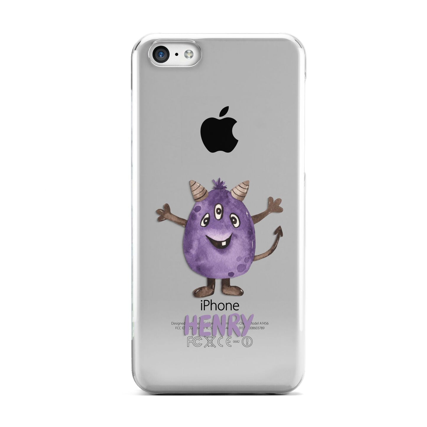 Purple Monster Custom Apple iPhone 5c Case