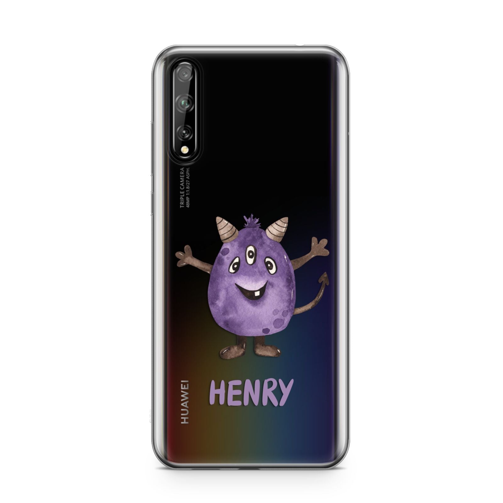 Purple Monster Custom Huawei Enjoy 10s Phone Case