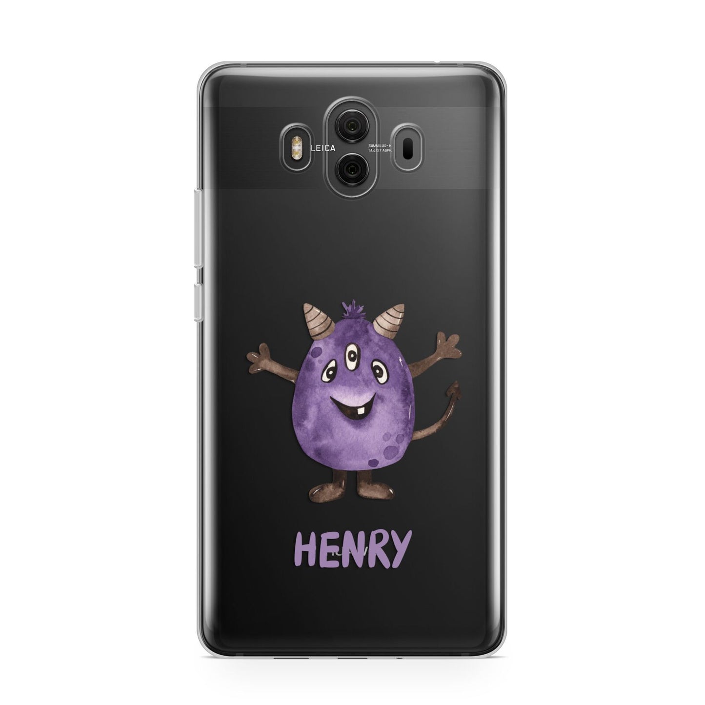 Purple Monster Custom Huawei Mate 10 Protective Phone Case