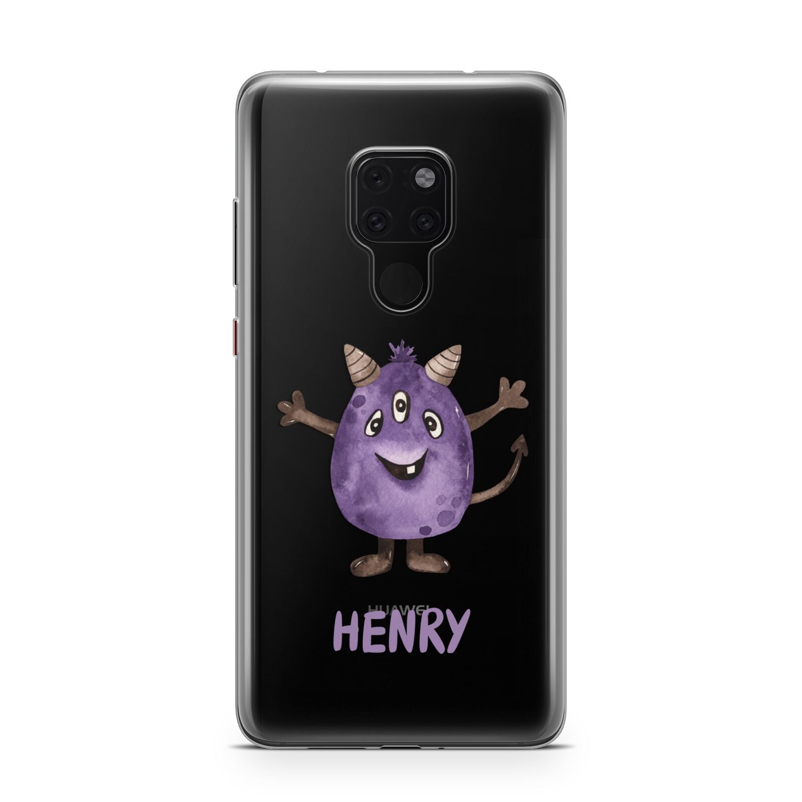 Purple Monster Custom Huawei Mate 20 Phone Case