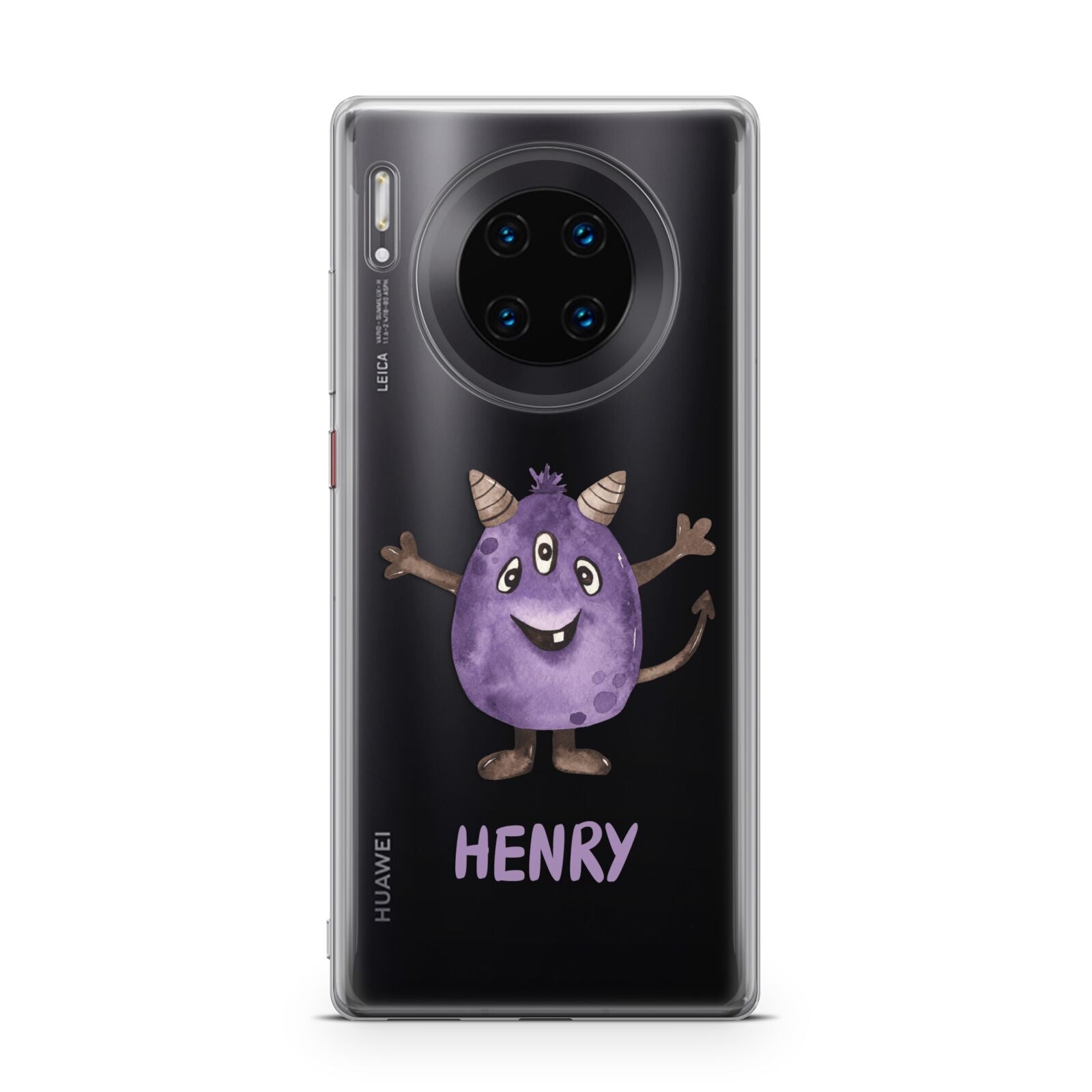 Purple Monster Custom Huawei Mate 30 Pro Phone Case