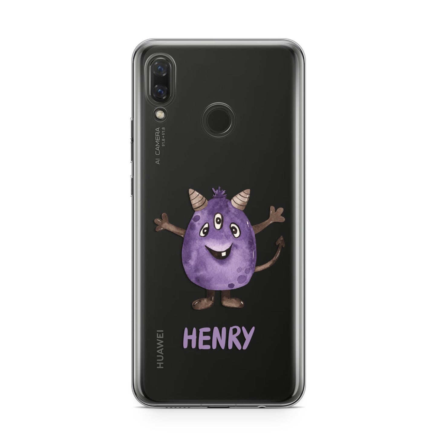 Purple Monster Custom Huawei Nova 3 Phone Case