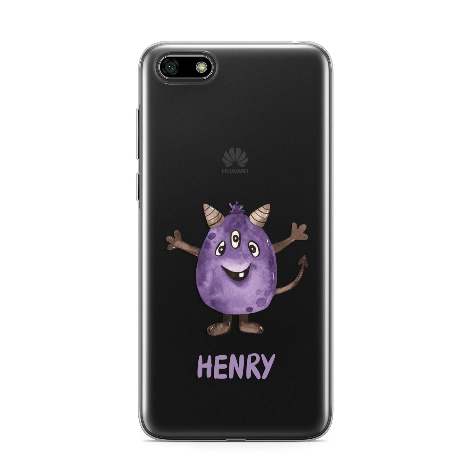 Purple Monster Custom Huawei Y5 Prime 2018 Phone Case