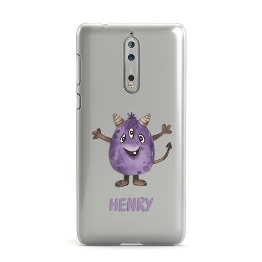 Purple Monster Custom Nokia Case