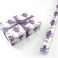 Purple Monster Custom Personalised Wrapping Paper