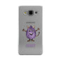 Purple Monster Custom Samsung Galaxy A3 Case