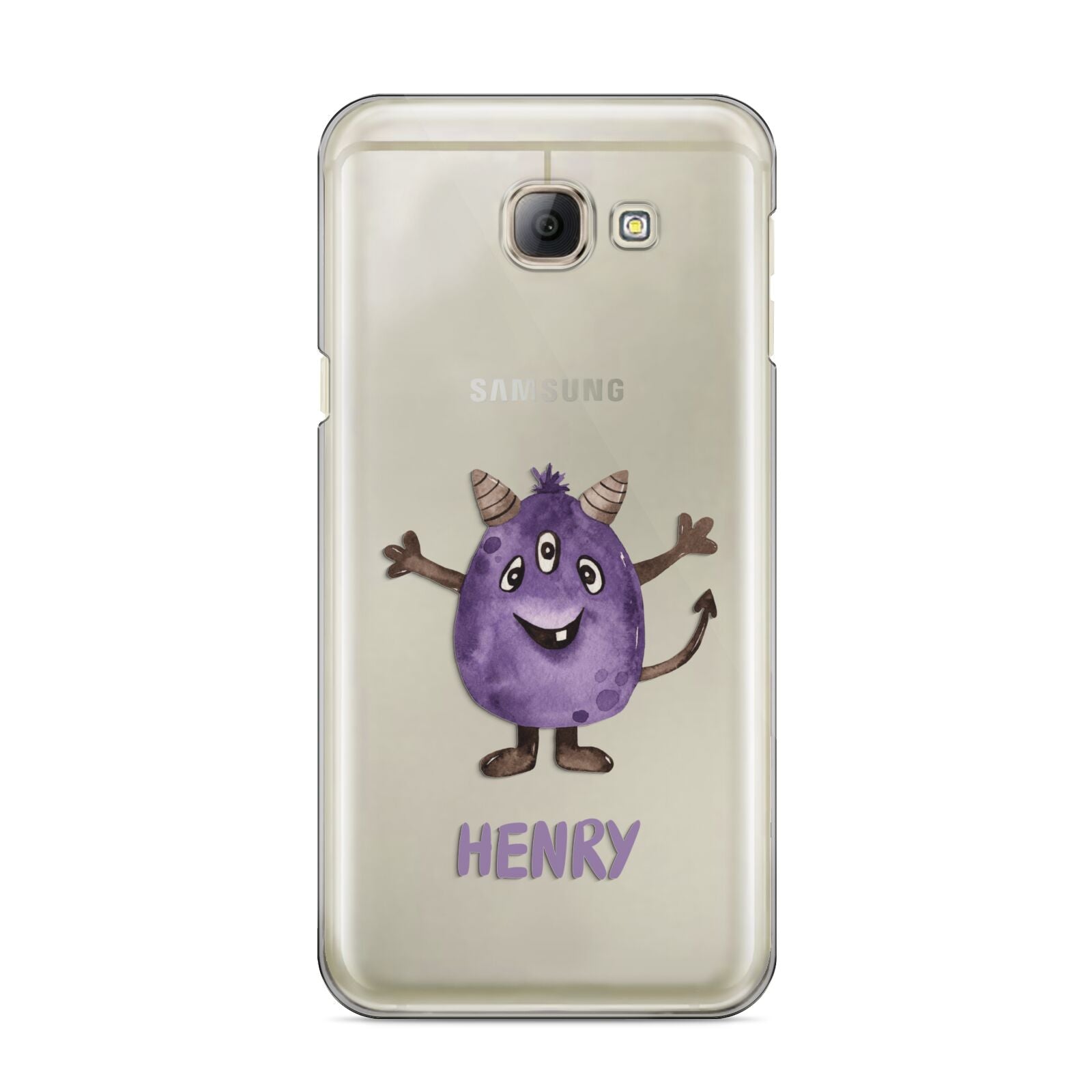 Purple Monster Custom Samsung Galaxy A8 2016 Case