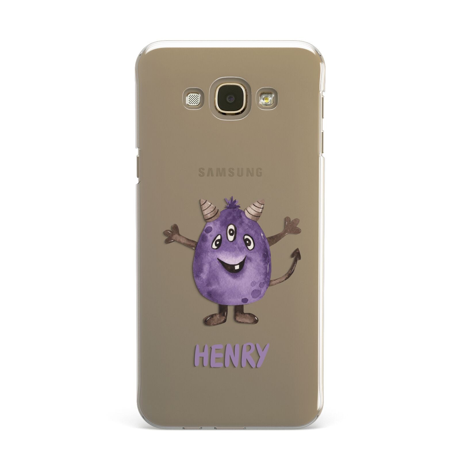 Purple Monster Custom Samsung Galaxy A8 Case