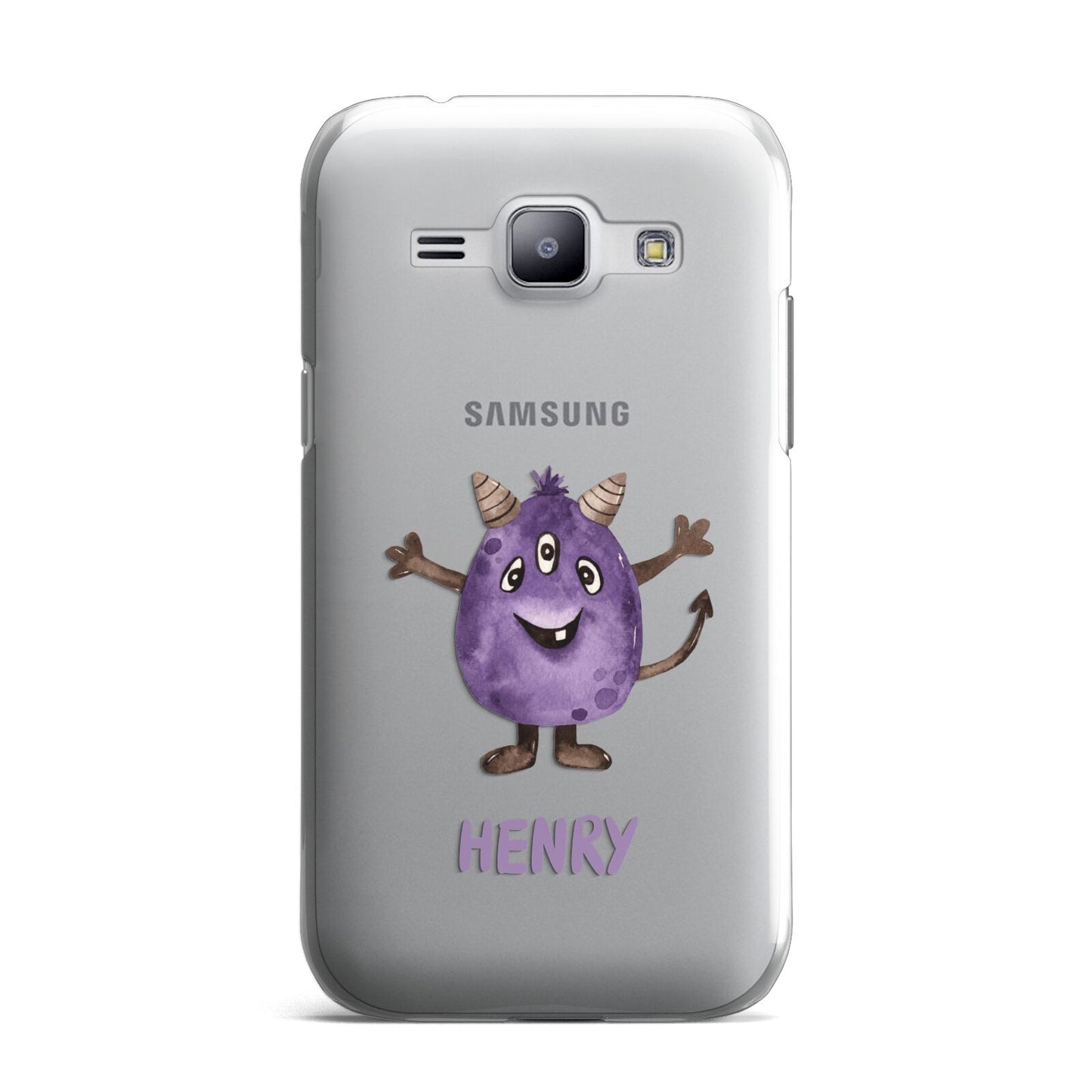 Purple Monster Custom Samsung Galaxy J1 2015 Case