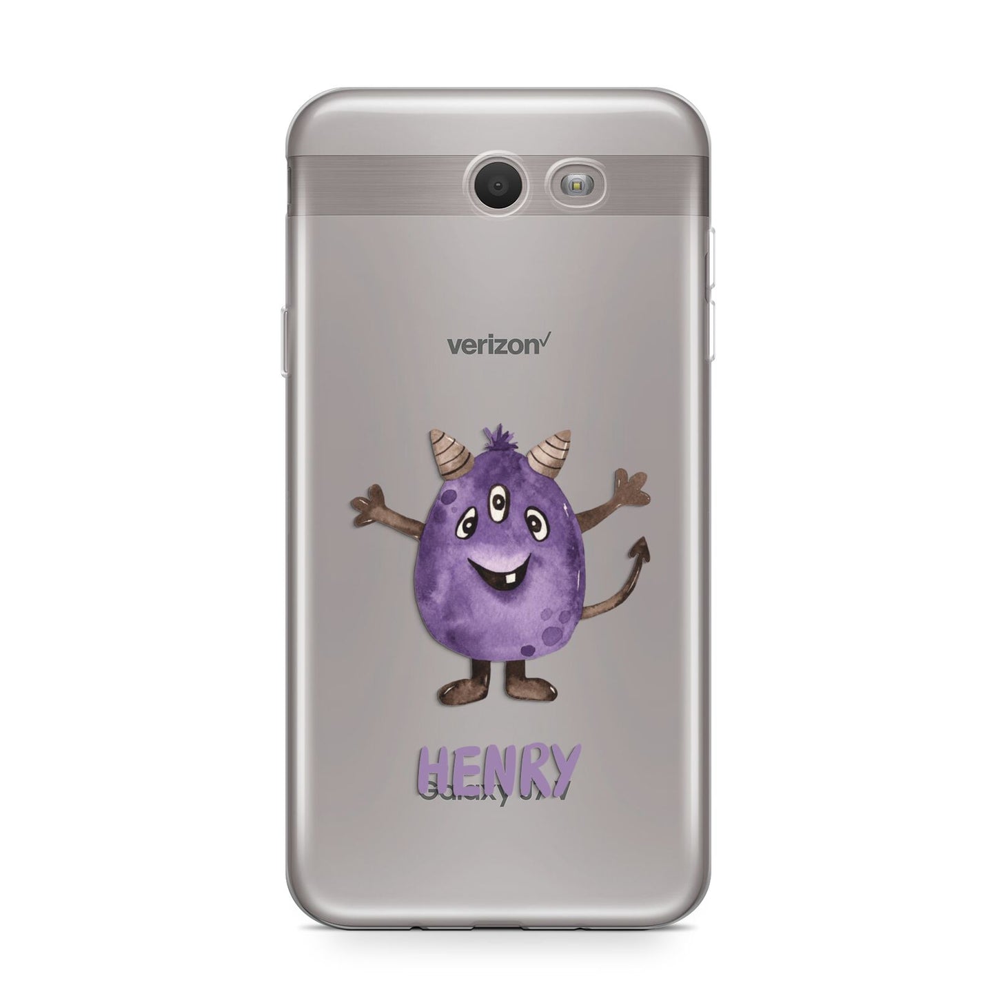 Purple Monster Custom Samsung Galaxy J7 2017 Case