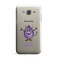 Purple Monster Custom Samsung Galaxy J7 Case