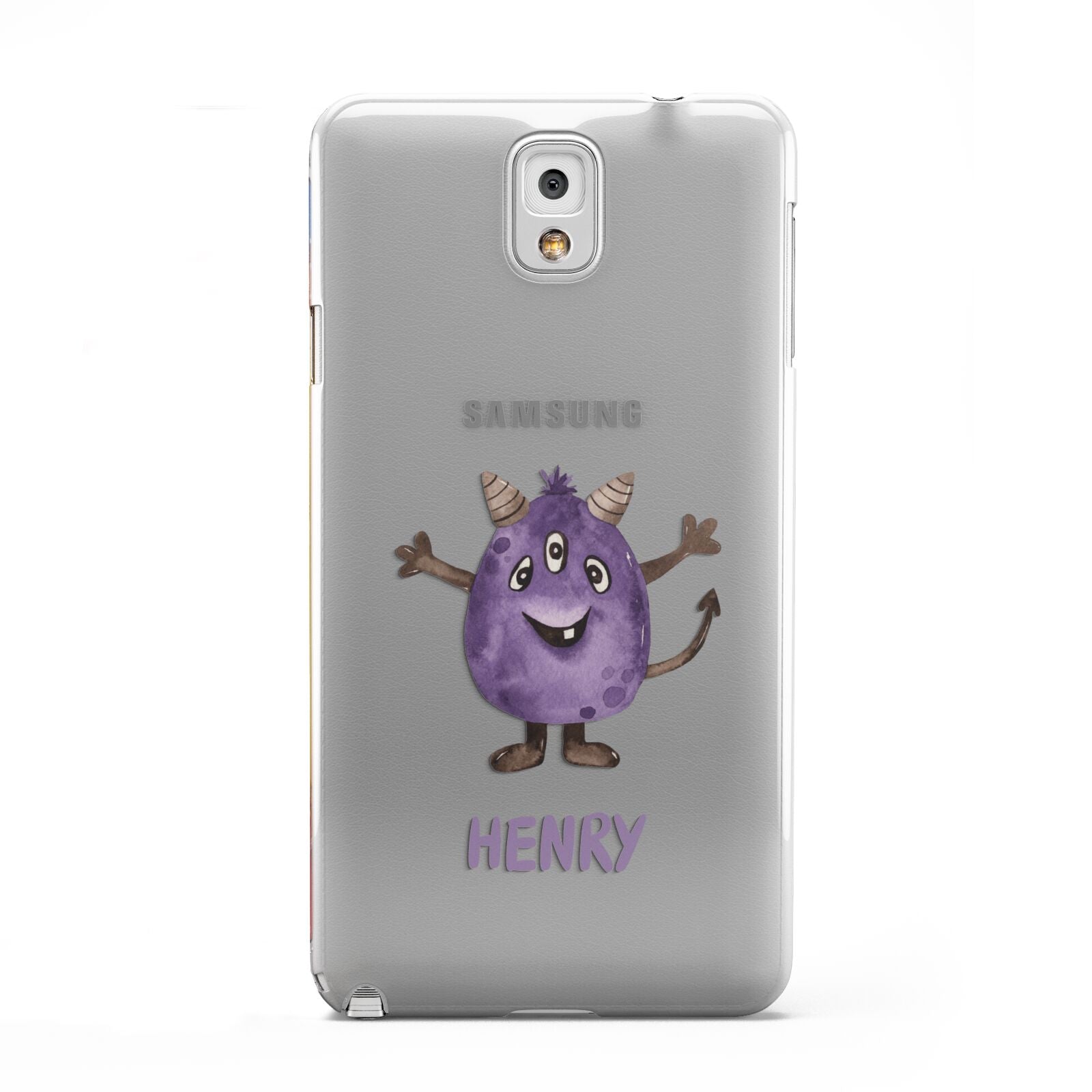 Purple Monster Custom Samsung Galaxy Note 3 Case