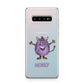Purple Monster Custom Samsung Galaxy S10 Plus Case
