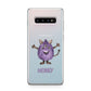 Purple Monster Custom Samsung Galaxy S10 Plus Case