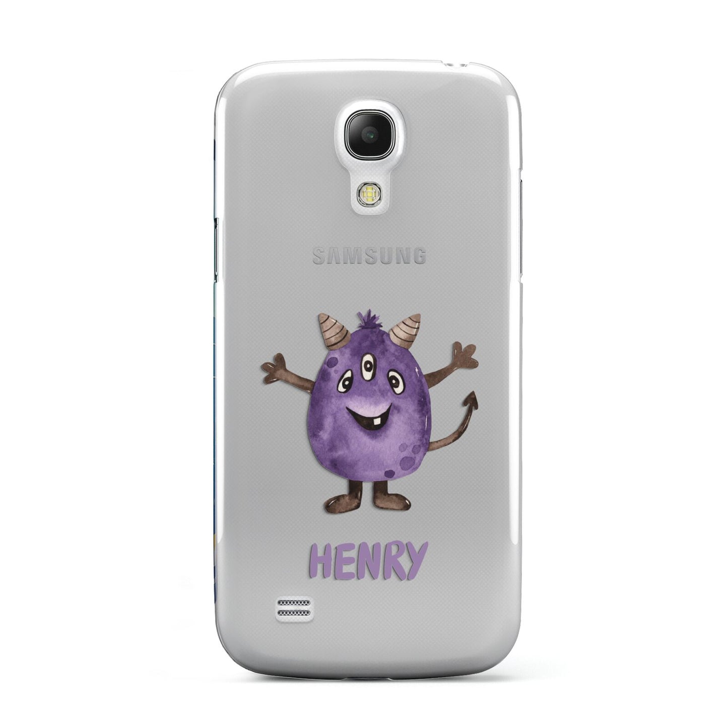 Purple Monster Custom Samsung Galaxy S4 Mini Case