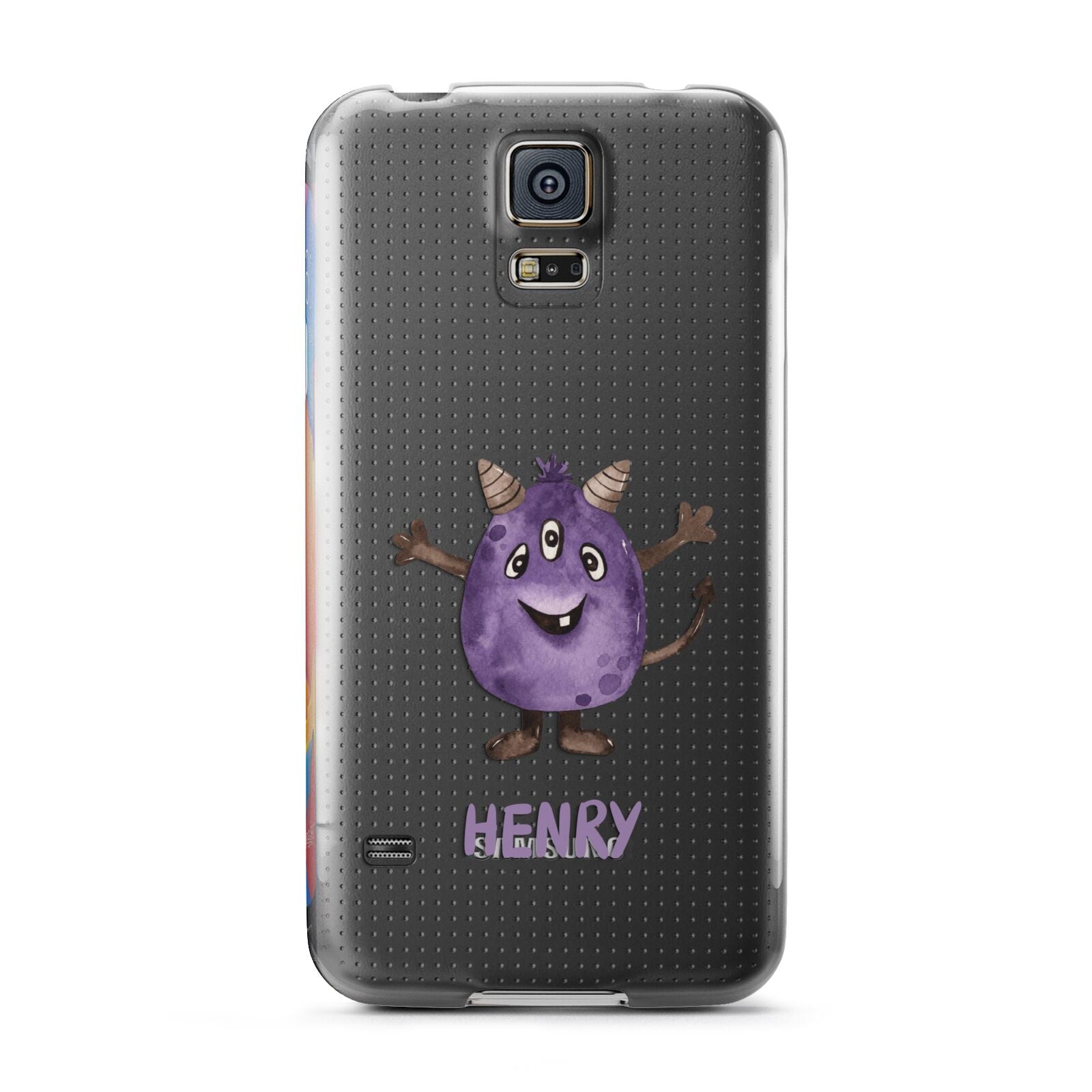 Purple Monster Custom Samsung Galaxy S5 Case