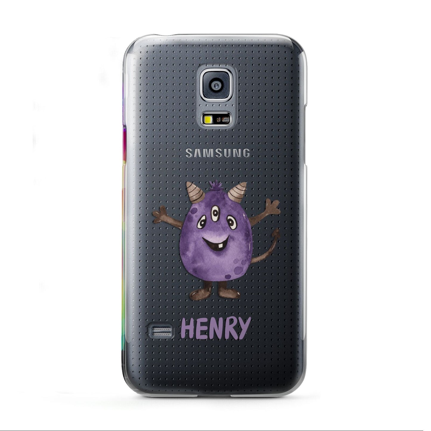 Purple Monster Custom Samsung Galaxy S5 Mini Case