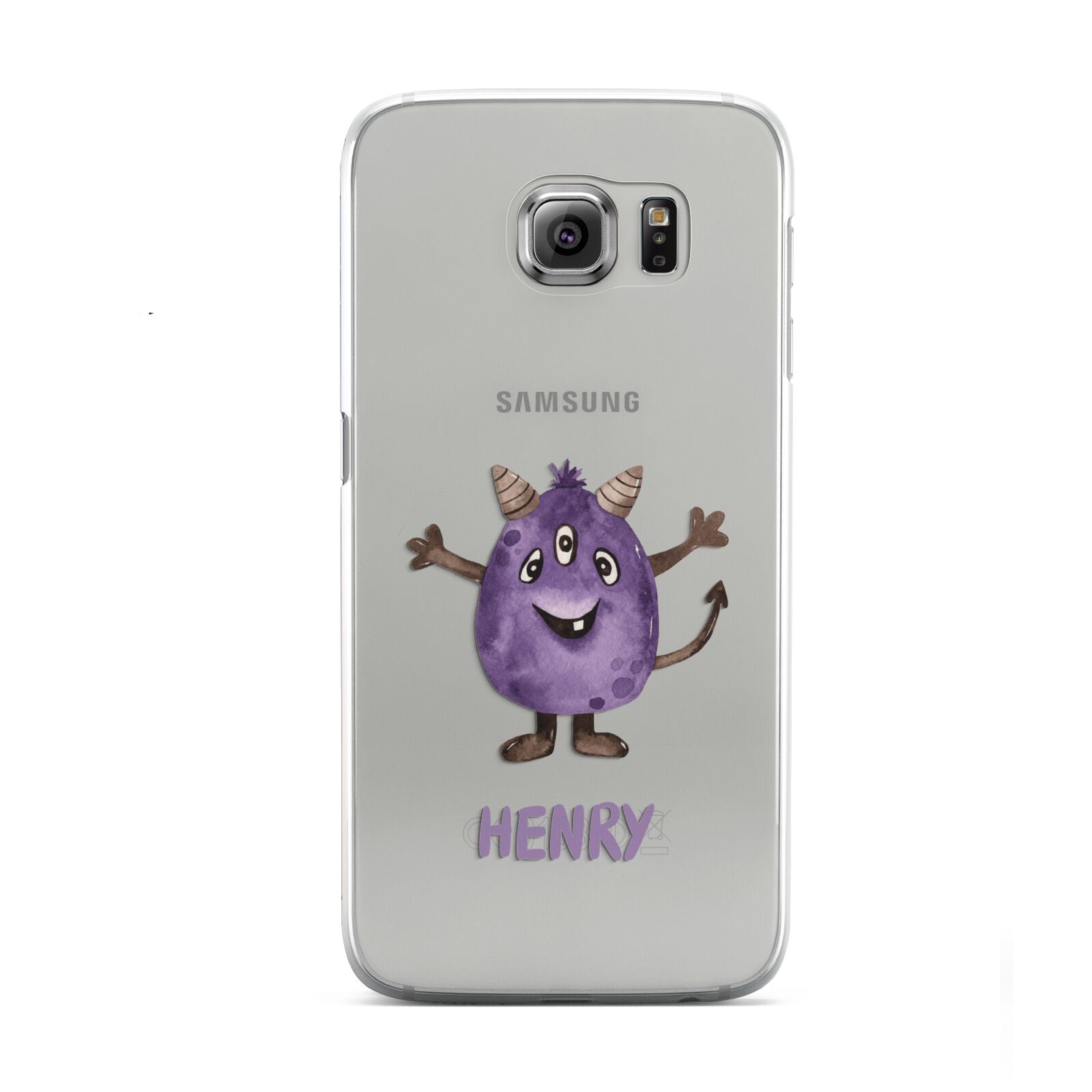 Purple Monster Custom Samsung Galaxy S6 Case