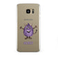 Purple Monster Custom Samsung Galaxy S7 Edge Case