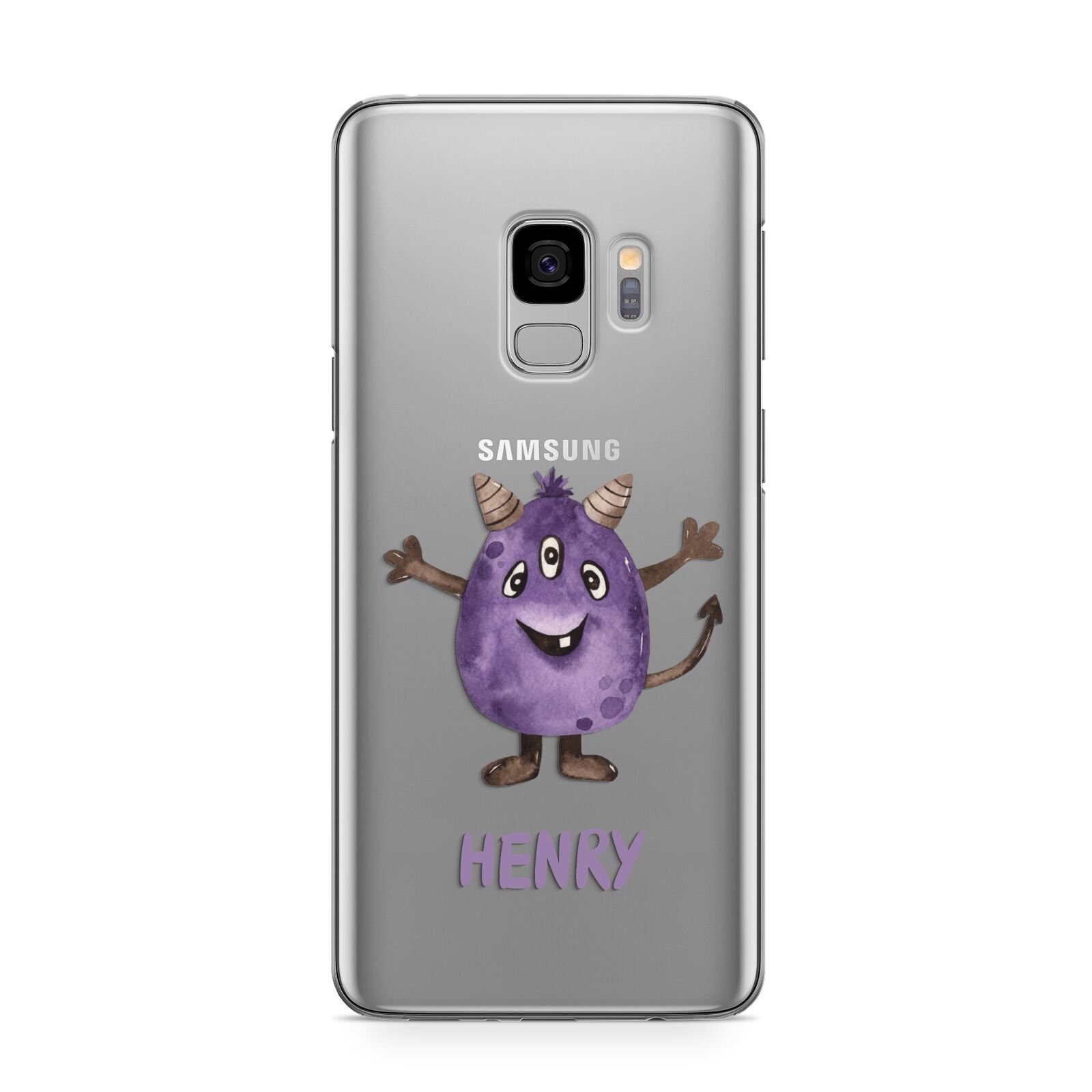 Purple Monster Custom Samsung Galaxy S9 Case